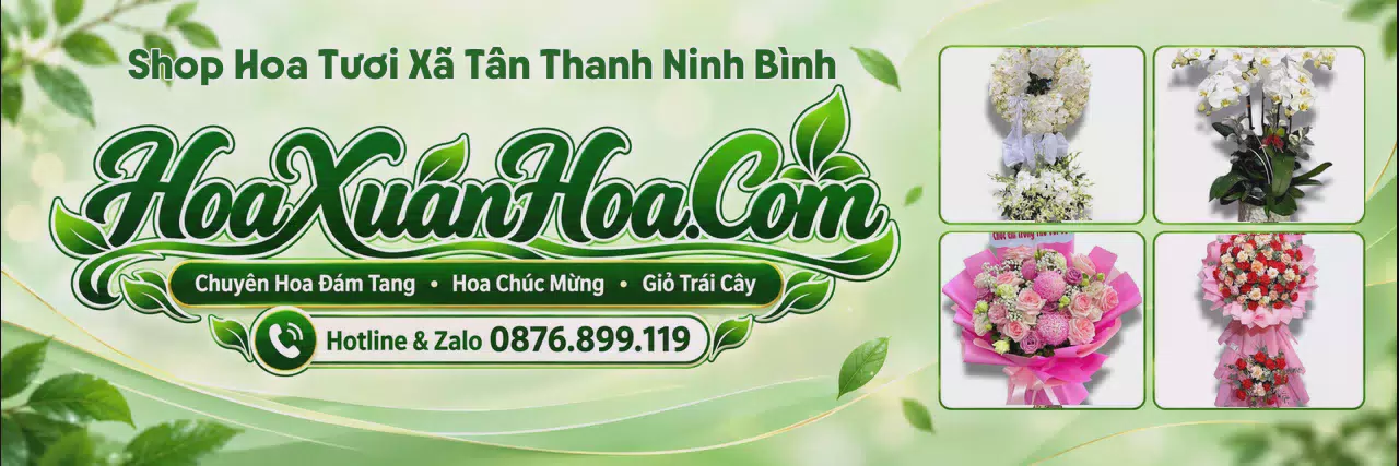 Ảnh bìa Tiệm Hoa Tươi Tại Xã Tân Thanh Ninh Bình - Tiệm Hoa Tươi Giao Nhanh