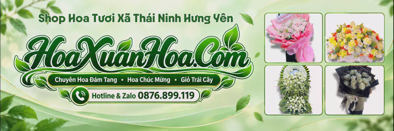 Ảnh bìa Shop Hoa Tươi Tại Xã Thái Ninh Hưng Yên - Dịch Vụ Hoa Tươi Giao Nhanh