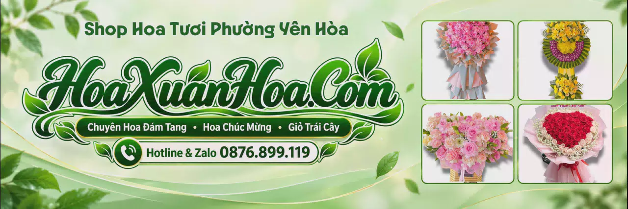 Ảnh bìa Tiệm Hoa Tươi Tại Phường Yên Hòa - Dịch Vụ Hoa Tươi Giao Nhanh
