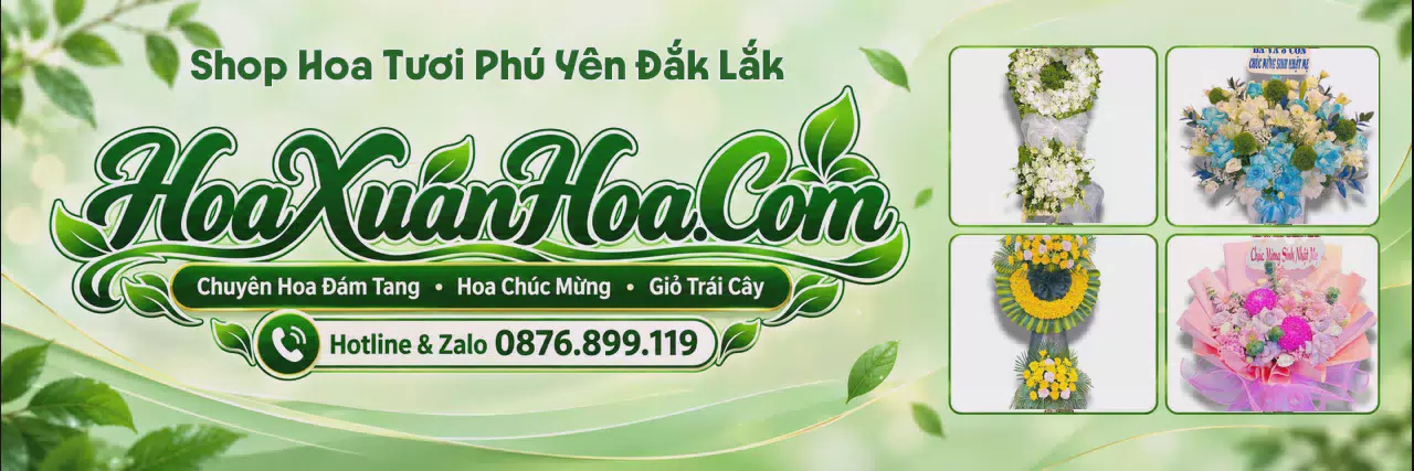 Ảnh bìa Shop Hoa Tươi Tại Phú Yên Đắk Lắk - Tiệm Hoa Tươi Giao Nhanh