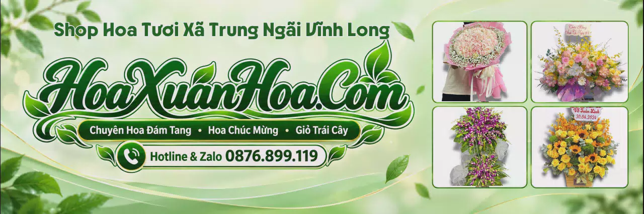 Ảnh bìa Đặt Hoa Tươi Tại Xã Trung Ngãi Vĩnh Long - Tiệm Hoa Tươi Giao Tận Nhà