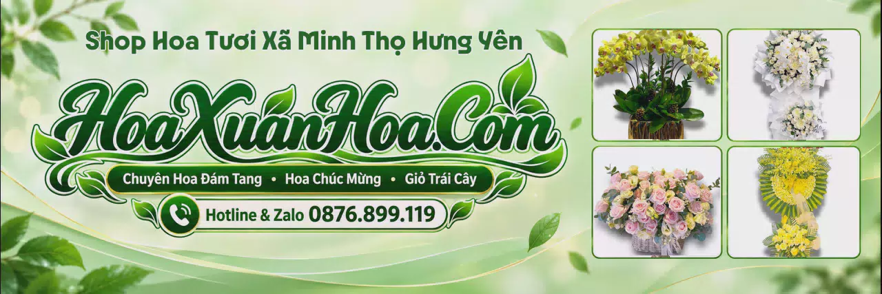 Ảnh bìa Shop Bán Hoa Tươi Tại Xã Minh Thọ Hưng Yên - Shop Hoa Tươi Giao Trong Ngày
