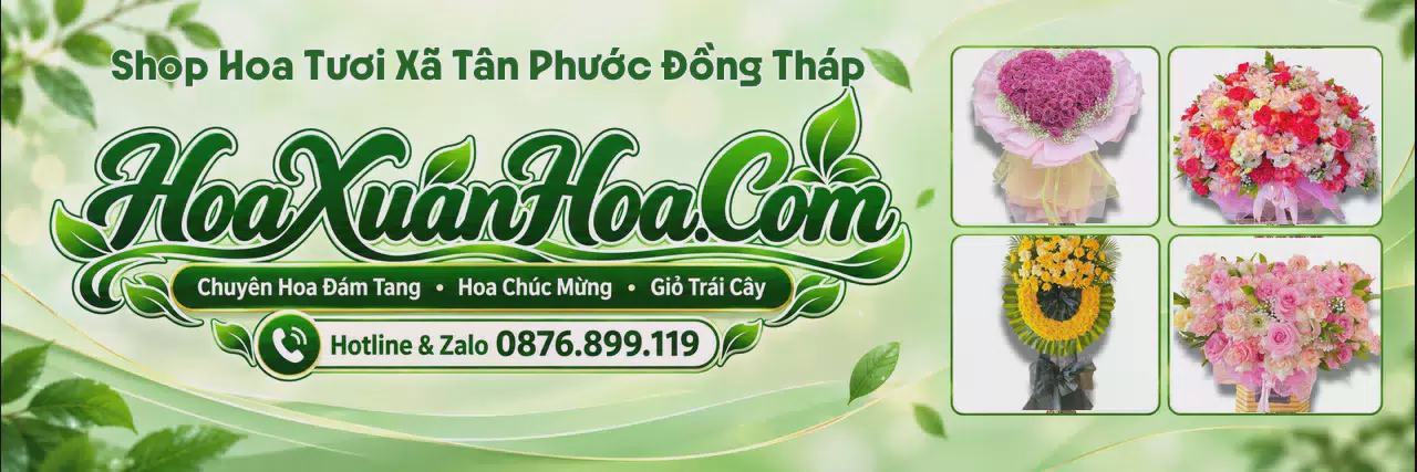 Ảnh bìa Tiệm Hoa Tươi Tại Xã Tân Phước Đồng Tháp - Tiệm Hoa Tươi Gần Đây