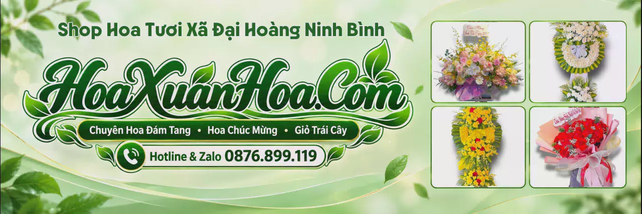 Ảnh bìa Đặt Hoa Tươi Tại Xã Đại Hoàng Ninh Bình - Giao Hoa Tận Địa Chỉ