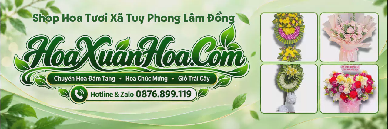 Ảnh bìa Tiệm Hoa Tươi Tại Xã Tuy Phong Lâm Đồng - Đặt Hoa Tươi Nhanh Chóng