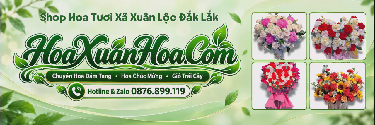 Ảnh bìa Cửa Hàng Bán Hoa Tươi Tại Xã Xuân Lộc Đắk Lắk - Đặt Hoa Tươi Online