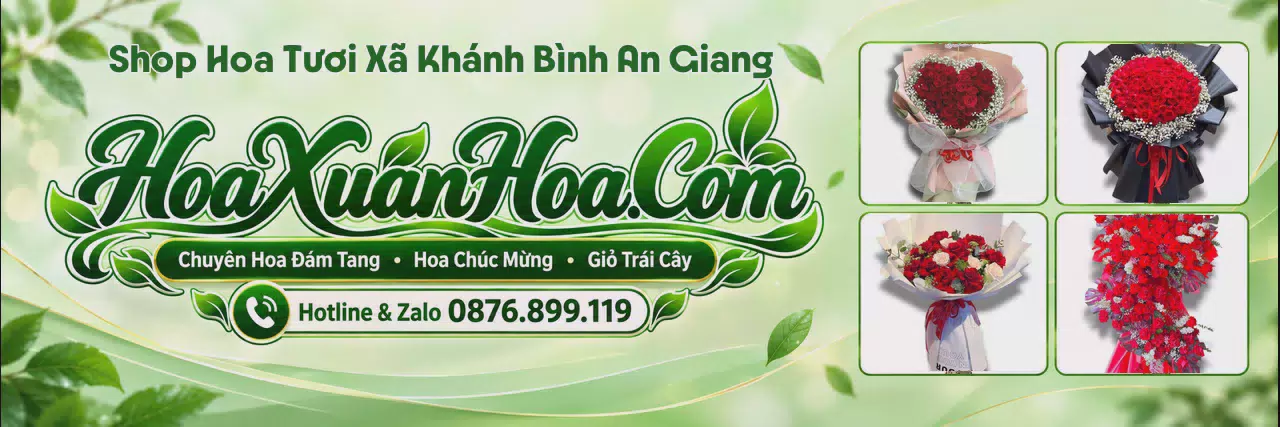 Ảnh bìa Tiệm Hoa Tươi Tại Xã Khánh Bình An Giang - Đặt Hoa Online Tiện Lợi