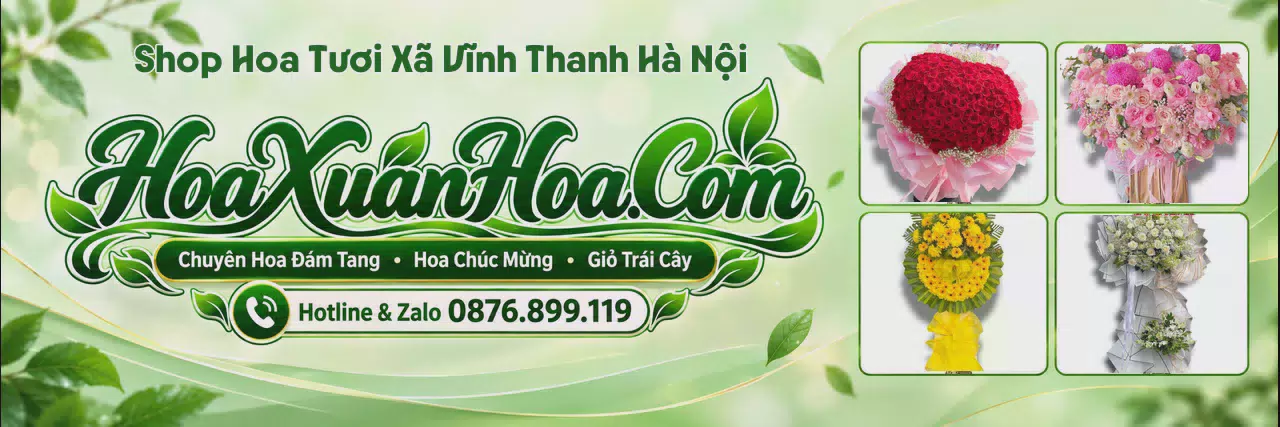 Ảnh bìa Shop Hoa Tươi Tại Xã Vĩnh Thanh Hà Nội - Shop Hoa Giao Tận Nhà
