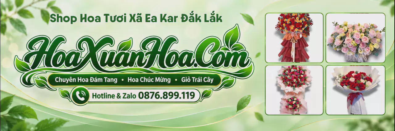 Ảnh bìa Tiệm Hoa Tươi Tại Xã Ea Kar Đắk Lắk - Đặt Hoa Tươi Giao Tận Nơi