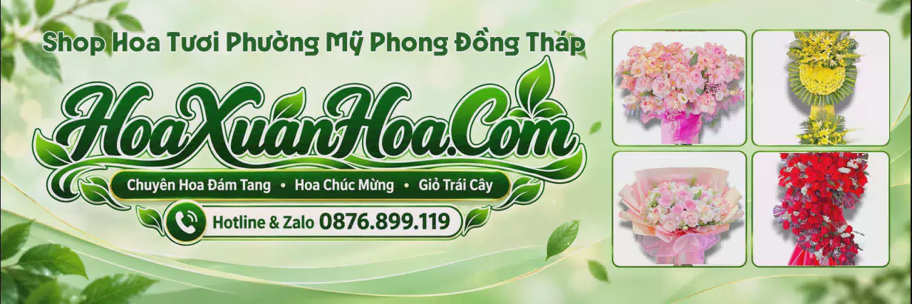 Ảnh bìa Shop Hoa Tươi Tại Phường Mỹ Phong Đồng Tháp - Đặt Hoa Tươi Giao Tận Nơi