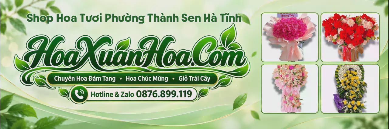 Ảnh bìa Shop Hoa Tươi Tại Phường Thành Sen Hà Tĩnh - Shop Hoa Online Uy Tín