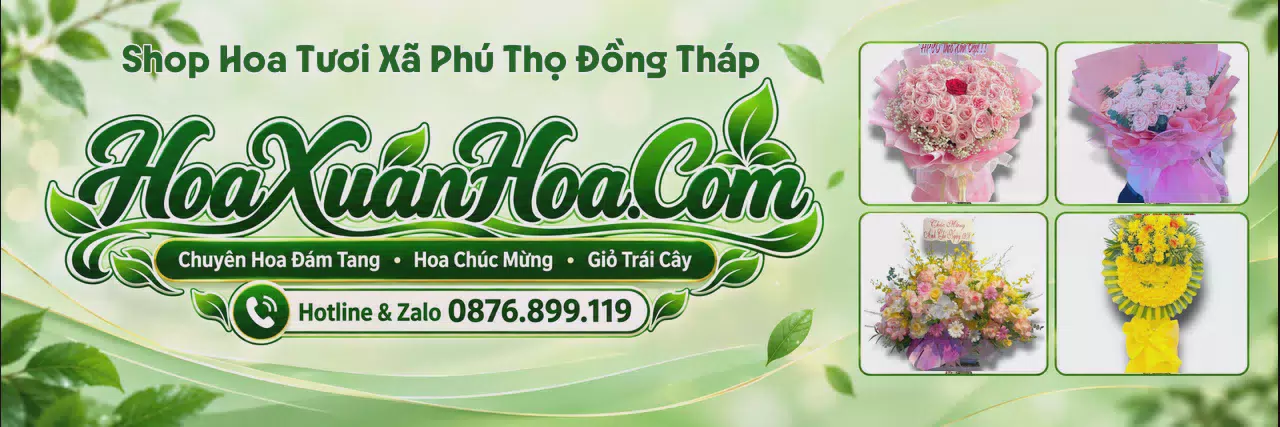 Ảnh bìa Cửa Hàng Bán Hoa Tươi Tại Xã Phú Thọ Đồng Tháp - Đặt Hoa Tươi Trực Tuyến