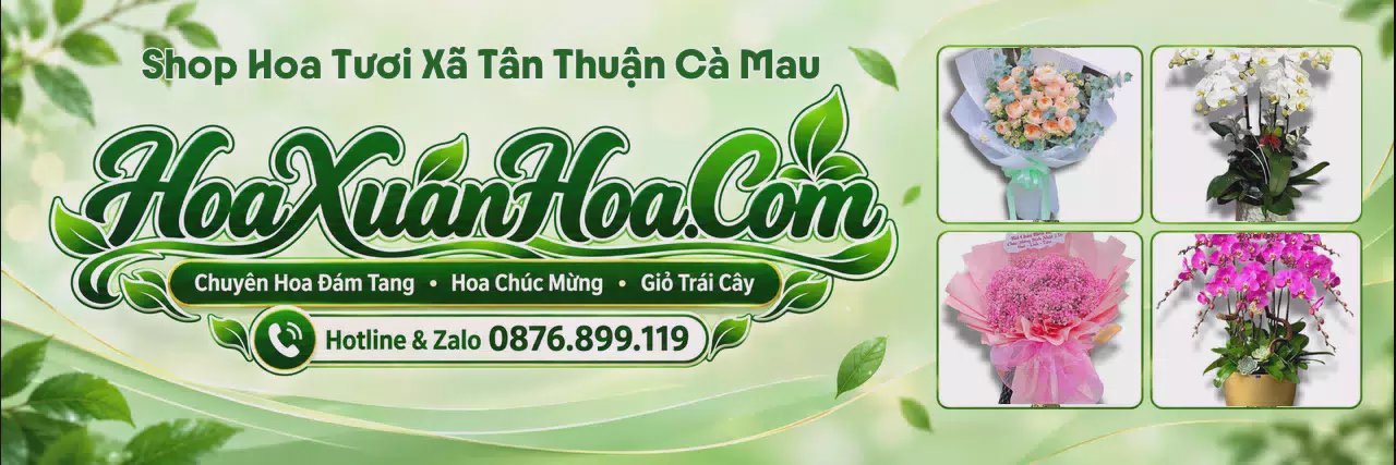 Ảnh bìa Đặt Hoa Tươi Tại Xã Tân Thuận Cà Mau - Shop Hoa Tươi Đặt Trực Tuyến