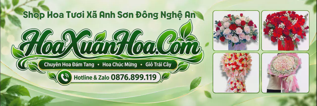 Ảnh bìa Đặt Hoa Tươi Tại Xã Anh Sơn Đông Nghệ An - Đặt Hoa Online Giao Tận Nhà