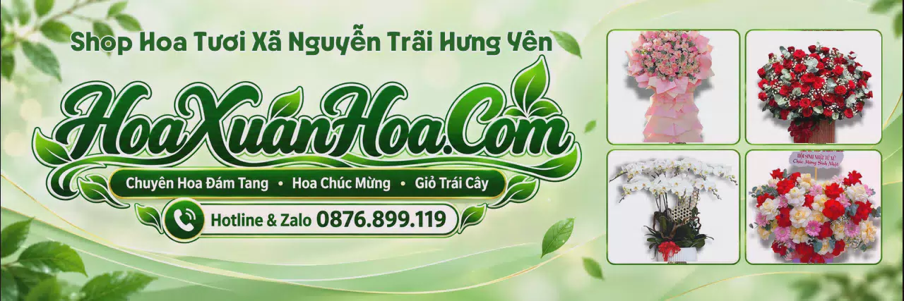 Ảnh bìa Cửa Hàng Hoa Tươi Tại Xã Nguyễn Trãi Hưng Yên - Đặt Hoa Dễ Dàng Nhanh Chóng