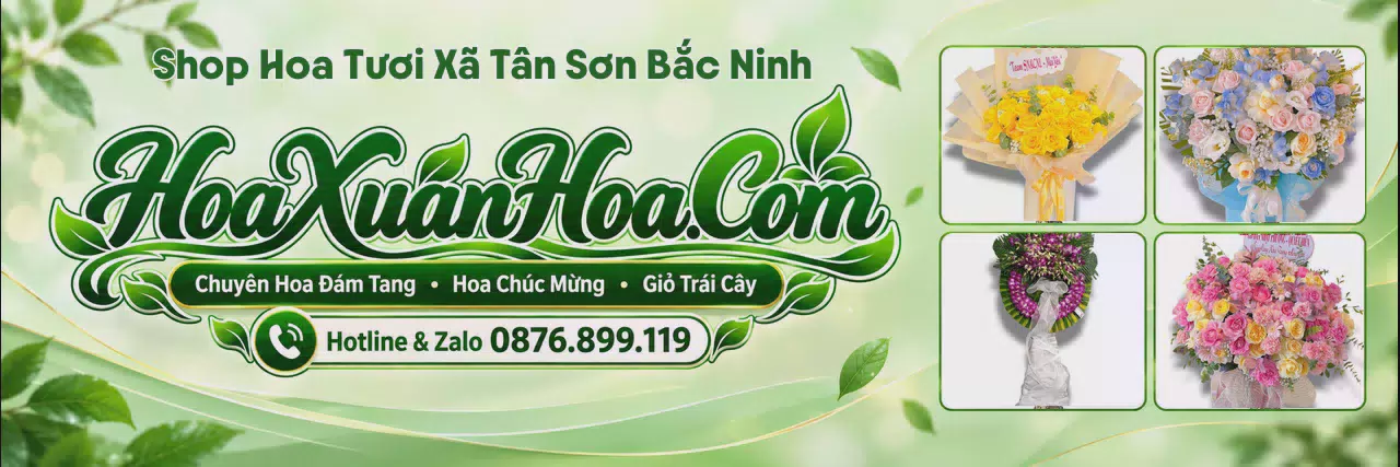 Ảnh bìa Shop Bán Hoa Tươi Tại Xã Tân Sơn Bắc Ninh - Dịch Vụ Hoa Tươi Giao Nhanh