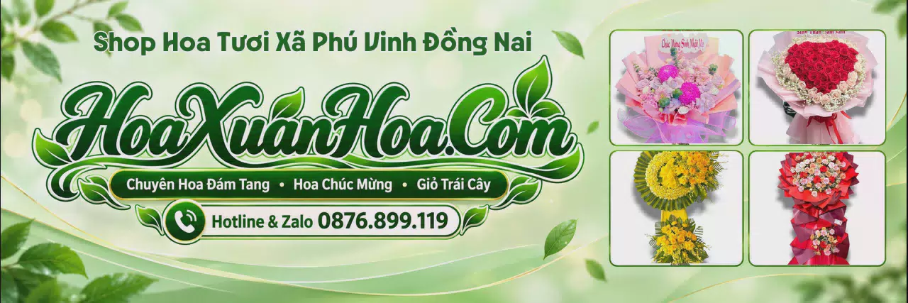 Ảnh bìa Shop Bán Hoa Tươi Tại Xã Phú Vinh Đồng Nai - Giao Hoa Nhanh Trong 2 Giờ