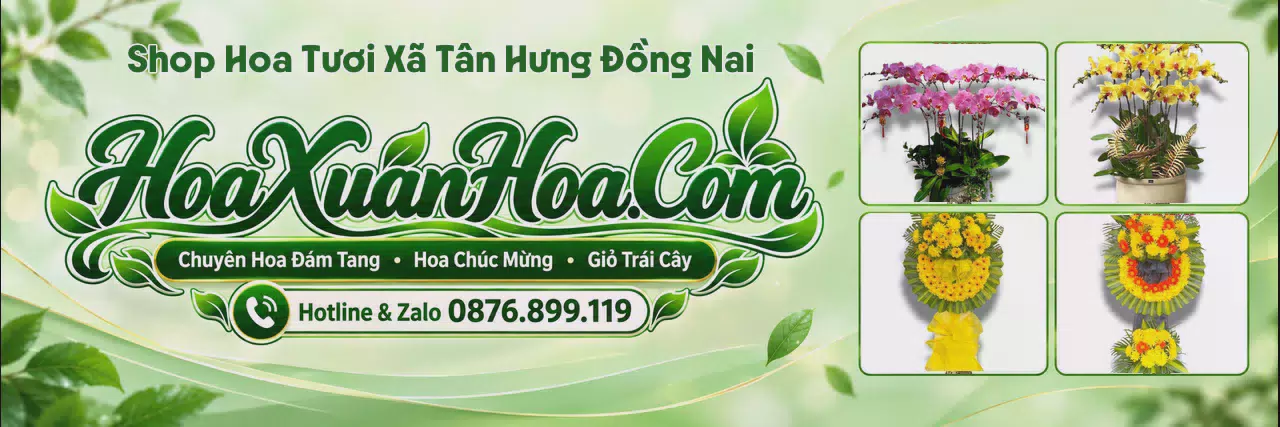 Ảnh bìa Shop Hoa Tươi Tại Xã Tân Hưng Đồng Nai - Đặt Hoa Tươi Giao Tận Nơi